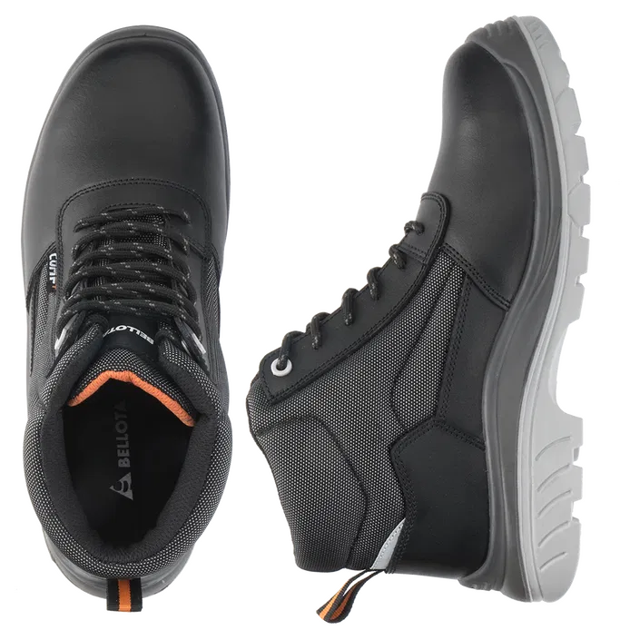 BOTA PIEL NEGRA S3-72307 - Imagen 2